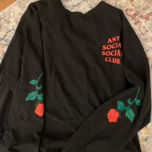 Anti Social Crop long sleeve